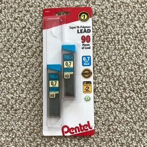 Pentel Lead Pencil Refills Set of 2 #2 Pencil 7 mm Size Mechanical Hi-Polymer